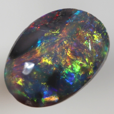 SOLID BLACK OPAL Bright red multicolour, always showing colour SEE VIDEO